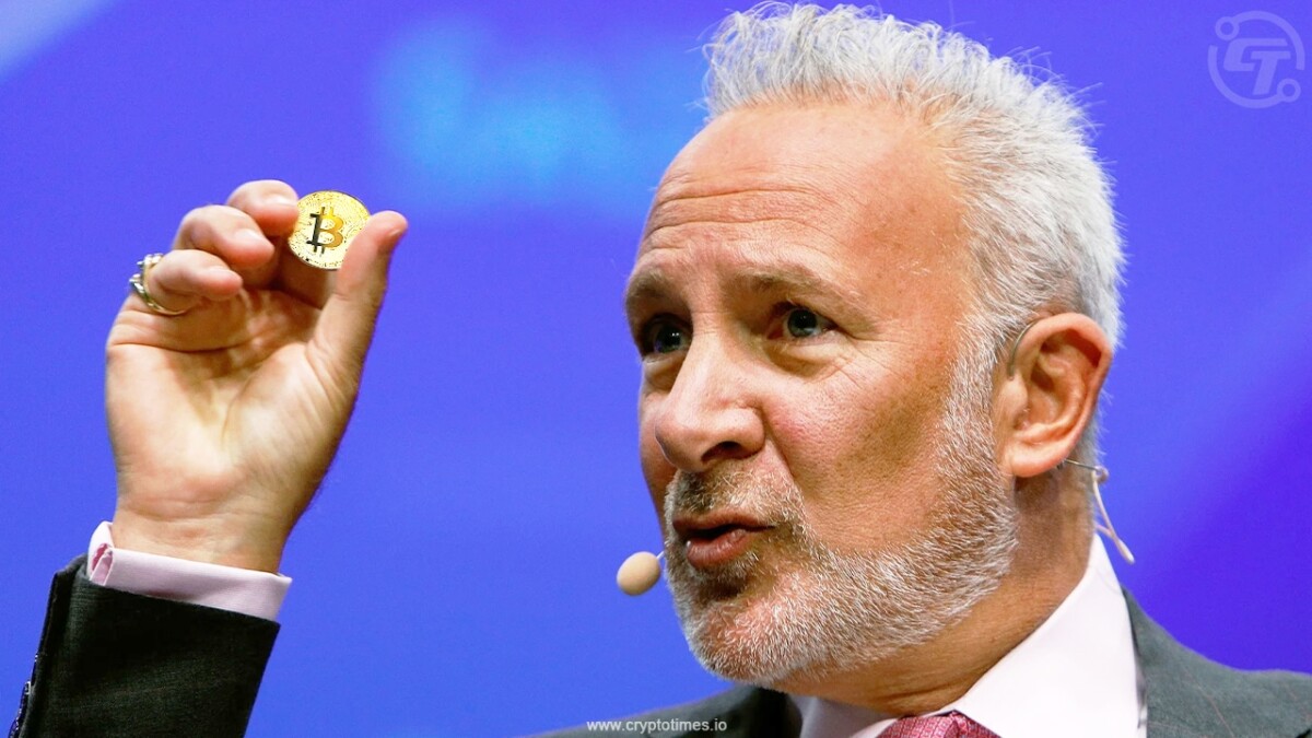Peter Schiff Warns “Bitcoin Is Topping Out” Ahead of Fed Cut