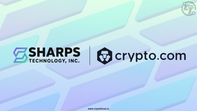 Sharps Technology Expands Solana Strategy with Crypto.com