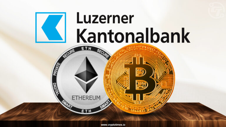 Swiss Bank LUKB to Accept BTC And ETH as Loan Collateral