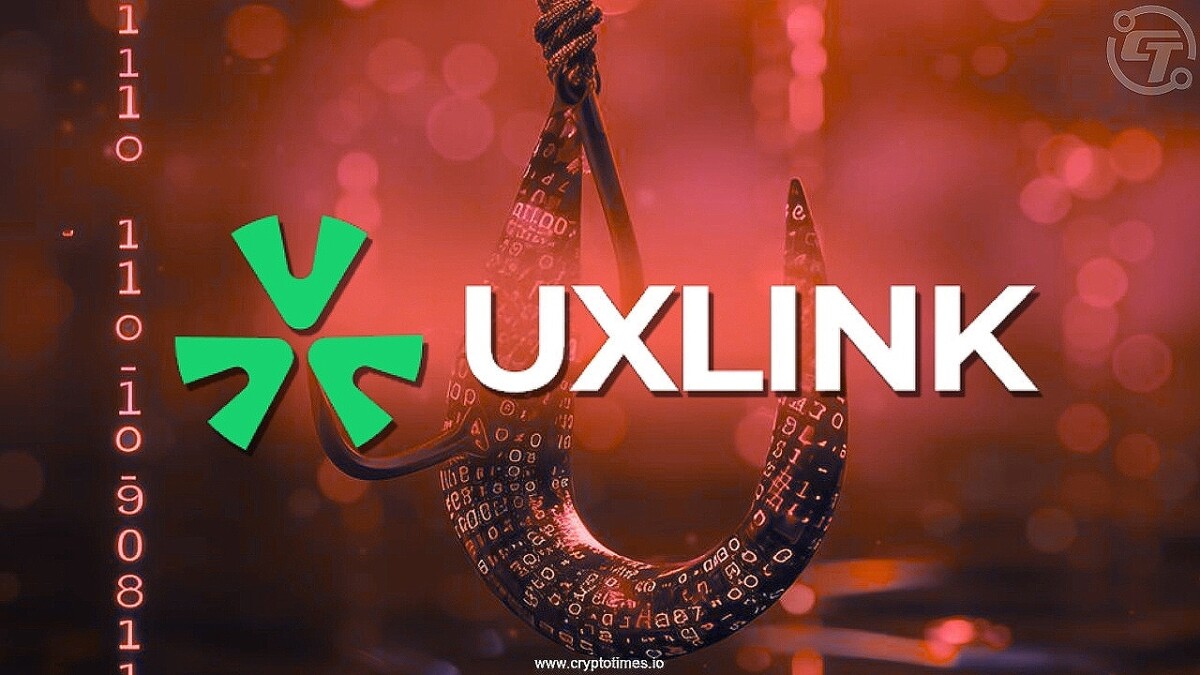 UXLINK Token Plunges 99.99% After $45M Phishing Attack