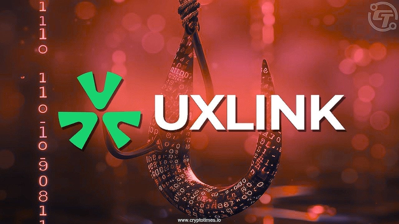Uxlink Token Plunges 99.99% After $45M Phishing Attack