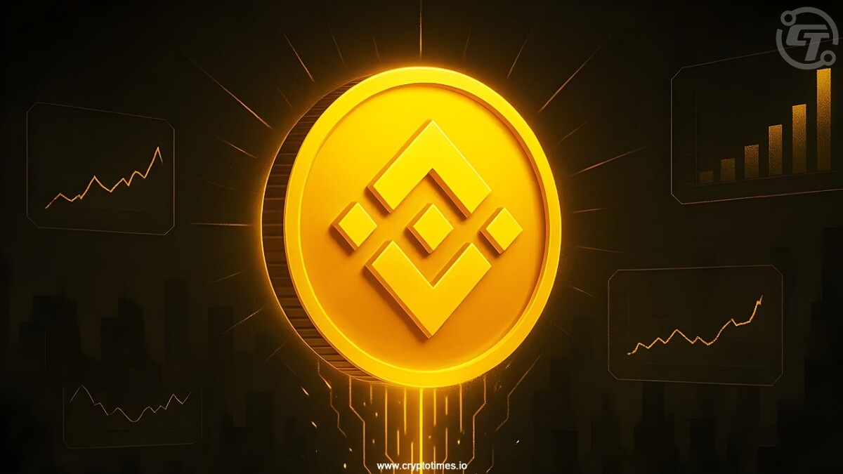 BNB Breaks $1,300 and Secures Spot as 3rd-Largest Crypto