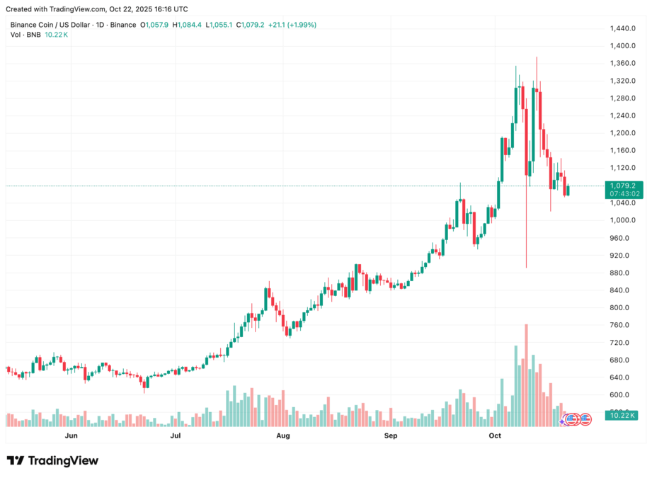 BNB Price chart