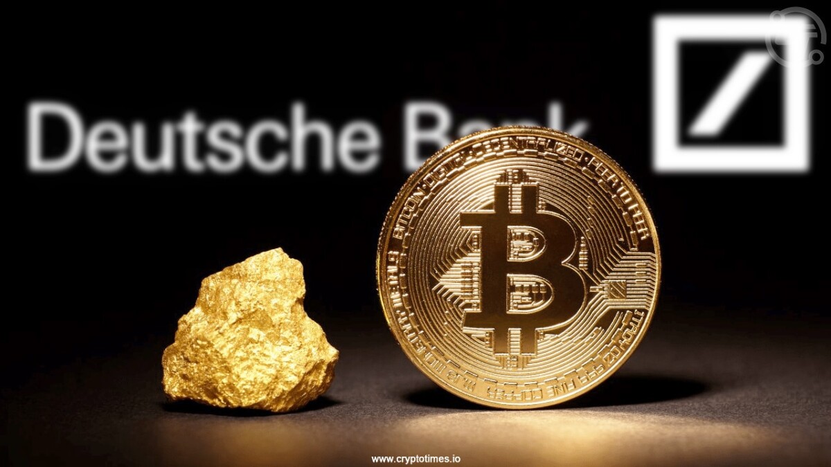 Central Banks Could Boost BTC and Gold Holdings by 2030 Deutsche Bank