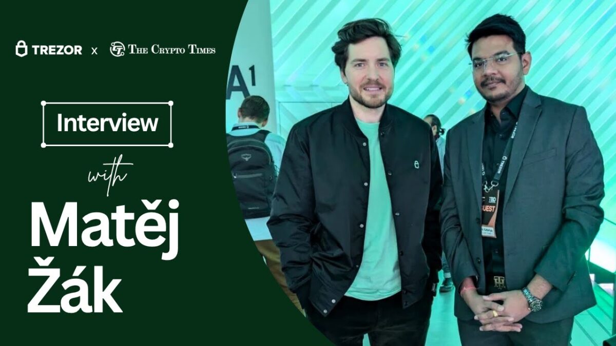 Trezor CEO Matěj Žák Why Self-Custody Is the Future of Bitcoin Exclusive Crypto Times Interview