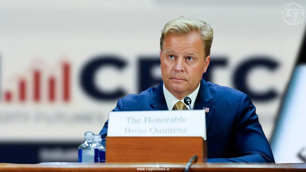 White House Drops Brian Quintenz as CFTC Chair Nominee