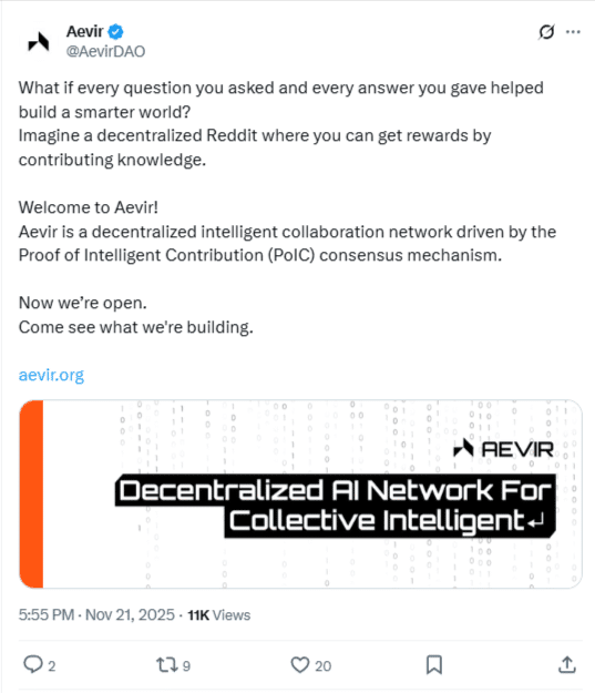 Aevir X Post