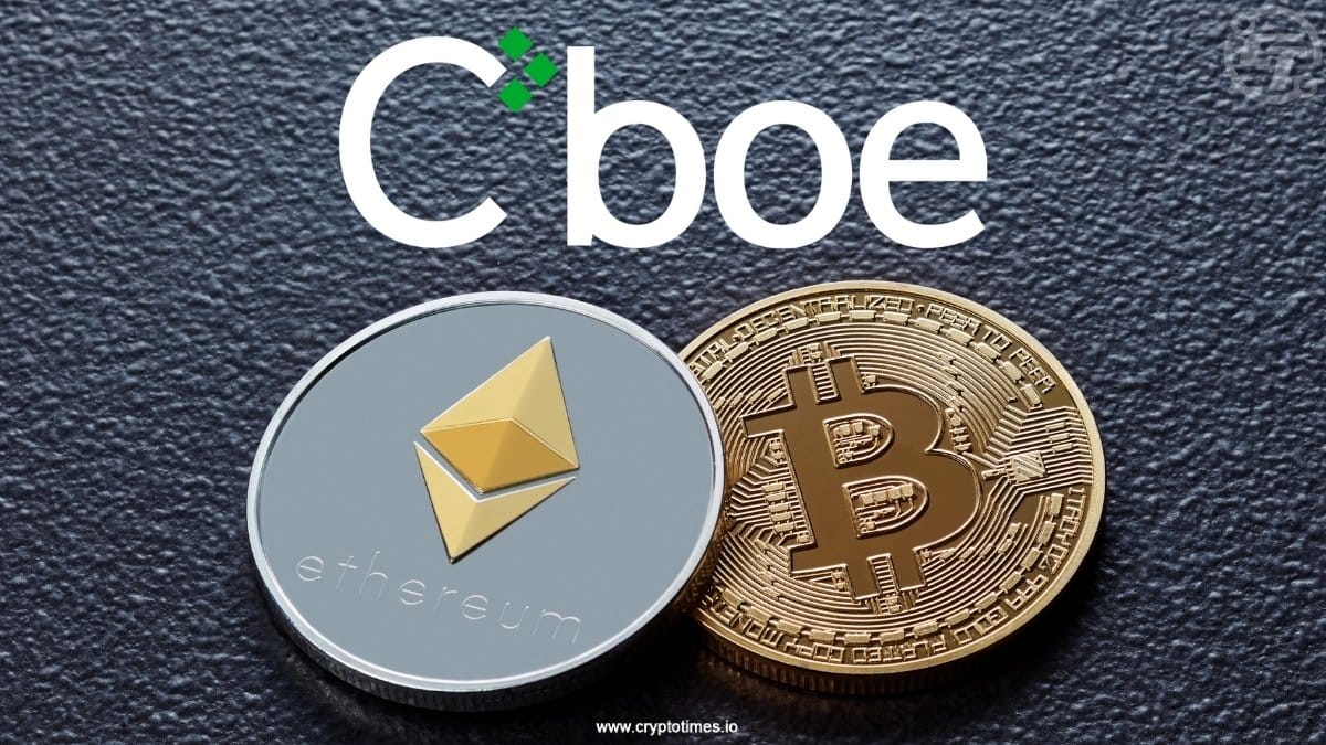 Cboe to Launch Bitcoin and Ether Continuous Futures