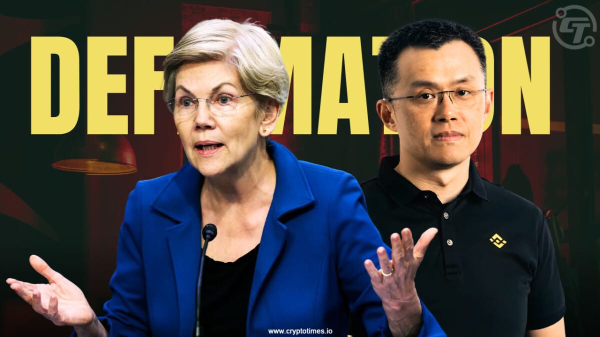 Sen. Warren Strikes Back at Binance ‘s CZ Over Defamation Threat