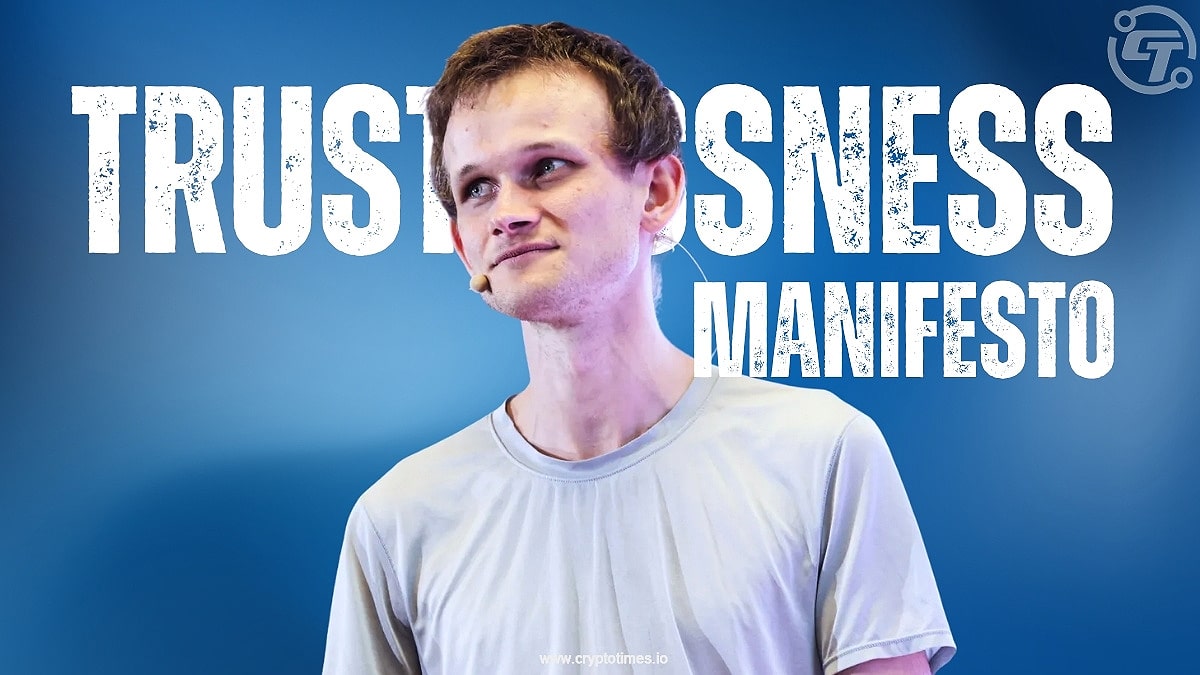 Vitalik Buterin Unveils Ethereum’s New Trustlessness Manifesto