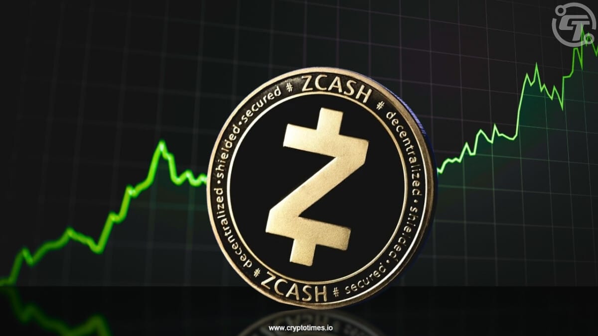 Zcash Price Jumps 16% in 24 Hours to Hit Eight-Year High at $435