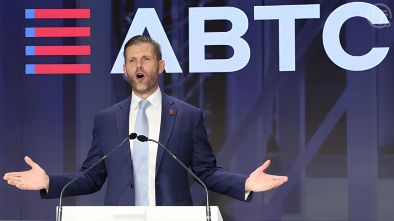 Eric Trump's American Bitcoin Adds 416 BTC, Total Reserve Hits 4,783