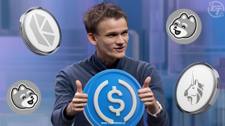 Vitalik Buterin Sells UNI, KNC, and DINU for $16.8K USDC