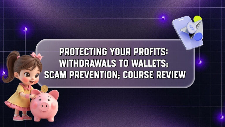 Protecting Your Profits: Withdrawals to Wallets; Scam Prevention; Course Review