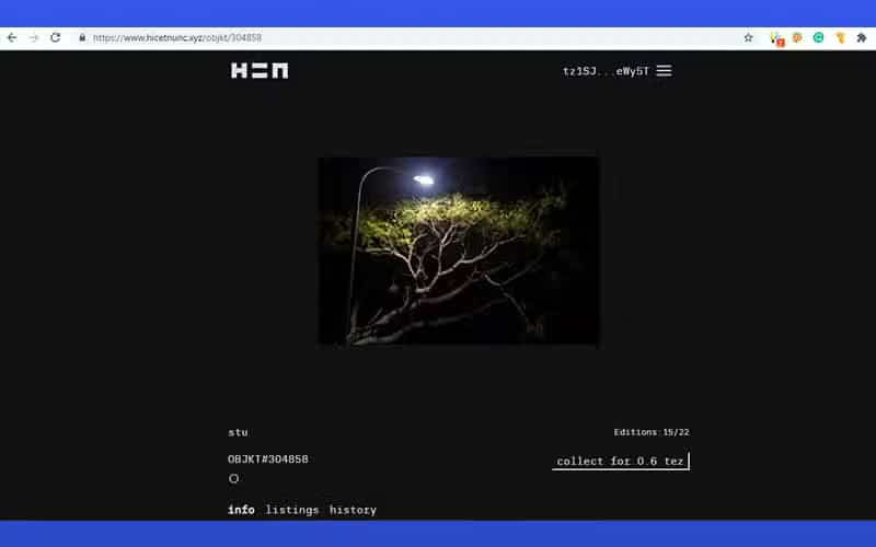 Select NFT you wish to buy