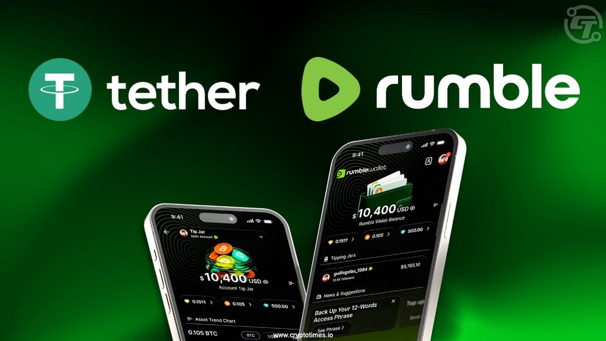 Tether and Rumble Launch Self-Custodial Wallet for Creators