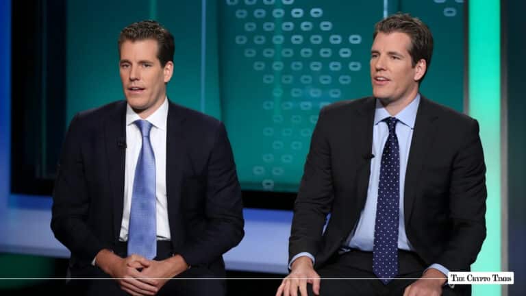 Gemini's Stock Falls 15% as It Parts Ways with Major Executives