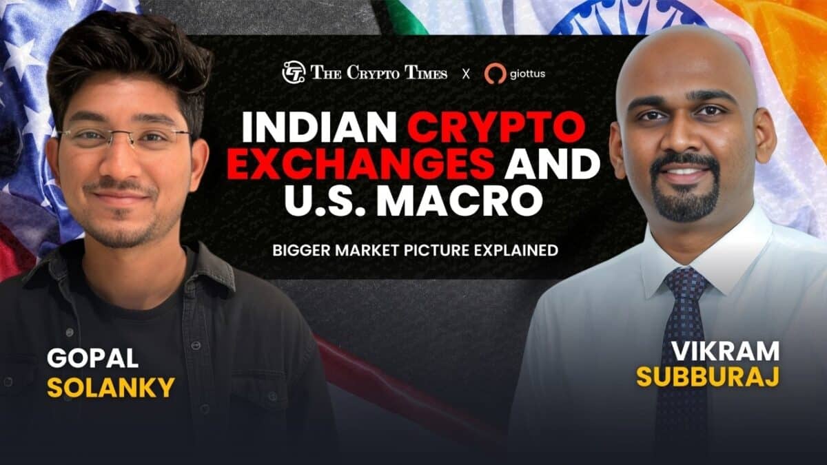 Giottus CEO Vikram Subburaj on Crypto Tax, Offshore Exchanges & India’s Regulatory Future