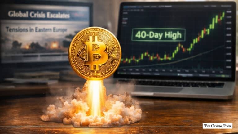 Bitcoin Rockets to 40-Day High as Global Tensions Fuel Unexpected Rally