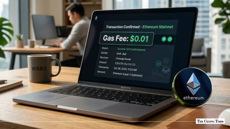 Ethereum Gas Fees Plunge to Near-Zero Levels – Cheapest in Years