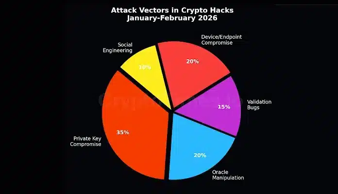 Major attack vectors in crypto hacks 2026