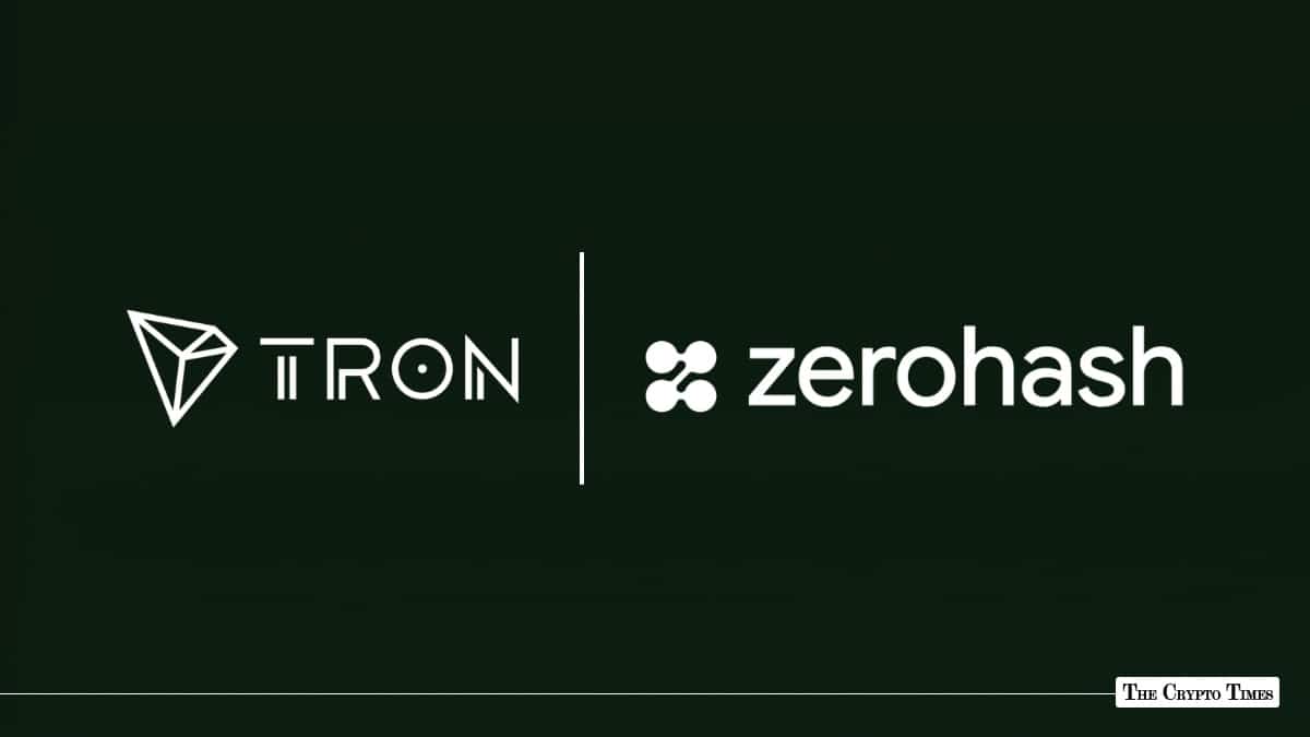 TRON Makes Institutional Play With Zerohash Integration
