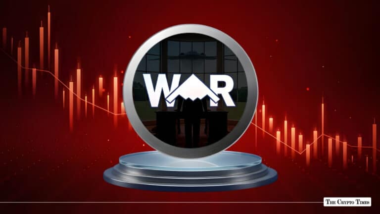 WAR Token Crashes 34% a Day After 100% Price Surge