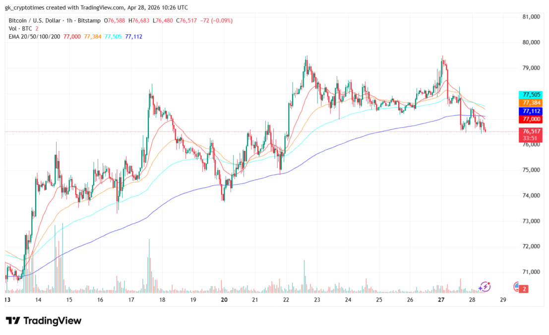 Bitcoin Price Chart - TradingView