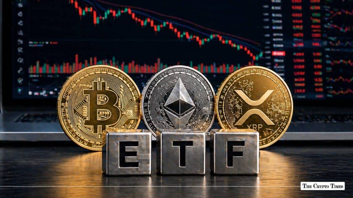 Crypto Market Today: BTC, ETH, XRP, Slide as ETF Outflows Deepen