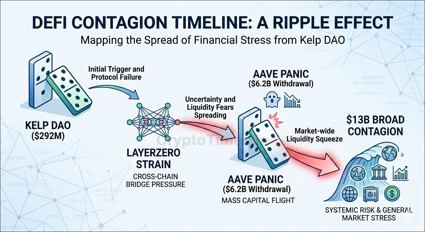 DEFI Contagion Timeline, A Ripple effect