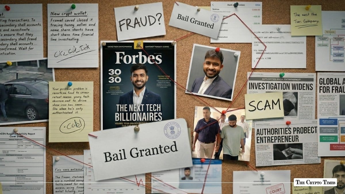 From Forbes 30 Under 30 to ₹6,000 Cr Scam CTO Gets Bail in GainBitcoin Scam