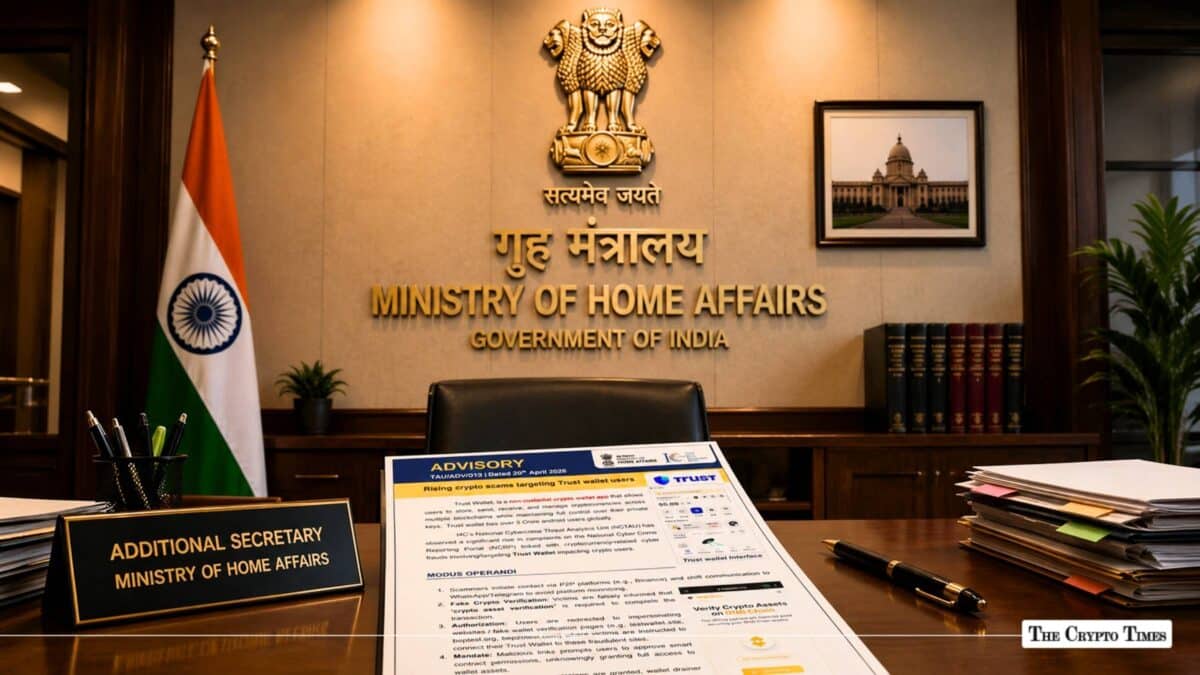 India's MHA Issues Advisory on Trust Wallet Drainer Scams