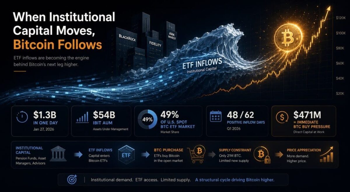 Institutional ETF Inflows Driving Bitcoin Growth