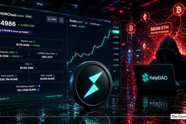 THORChain Volume Surges 18x as KelpDAO Hacker Routes $80M in ETH to Bitcoin