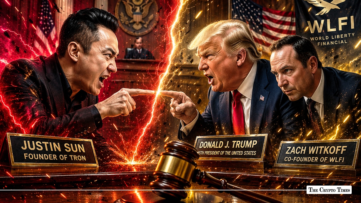 “Trap Door” or Setup WLFI Threatens Justin Sun With Lawsuit as $75M Crypto War Erupts