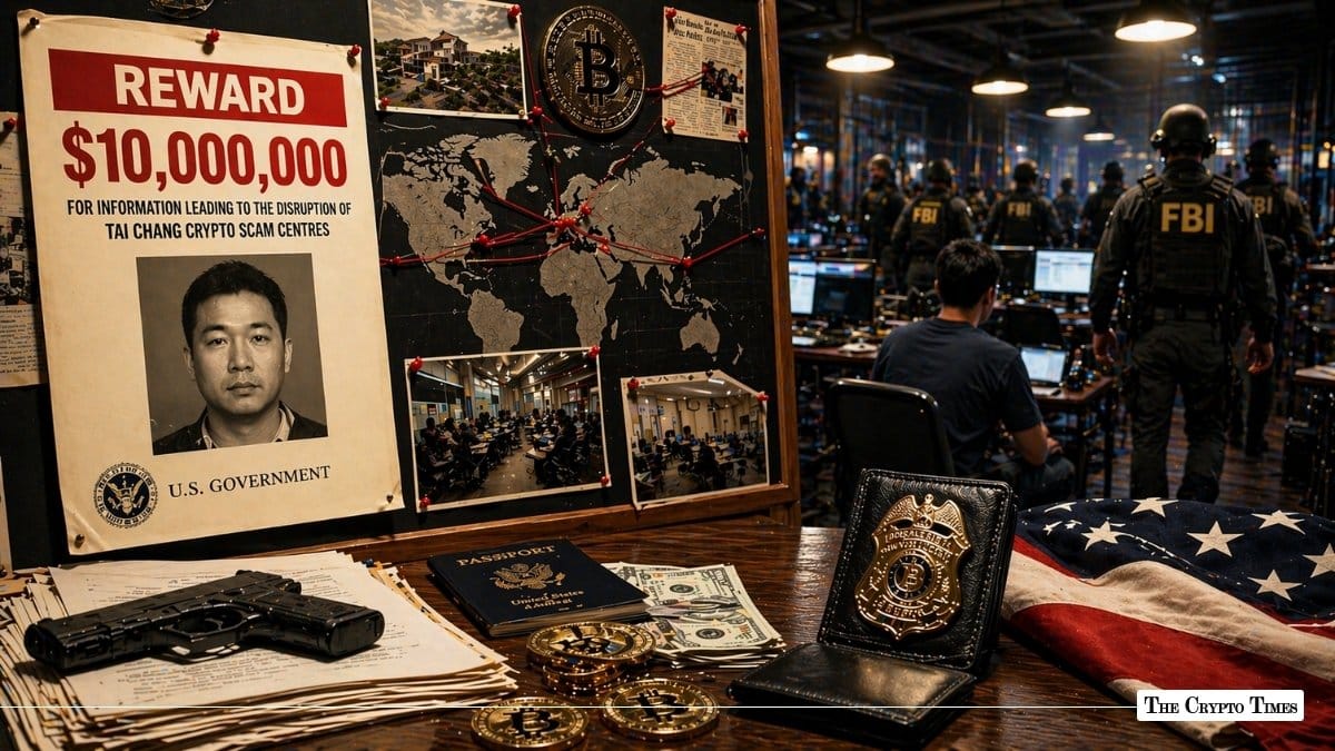U.S. Offers $10M Reward to Track Tai Chang Crypto Scam Centres