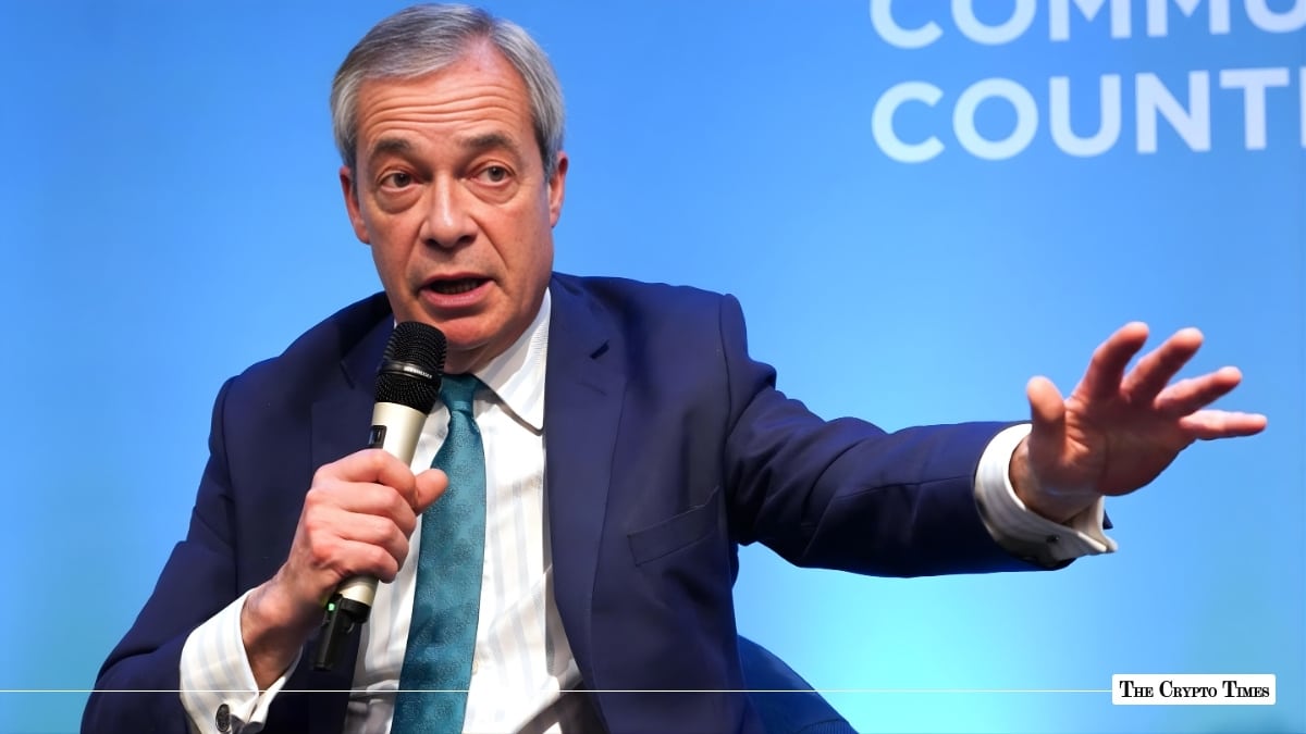 UK MP accuses Nigel Farage of Following Trump’s ‘Crypto Playbook’