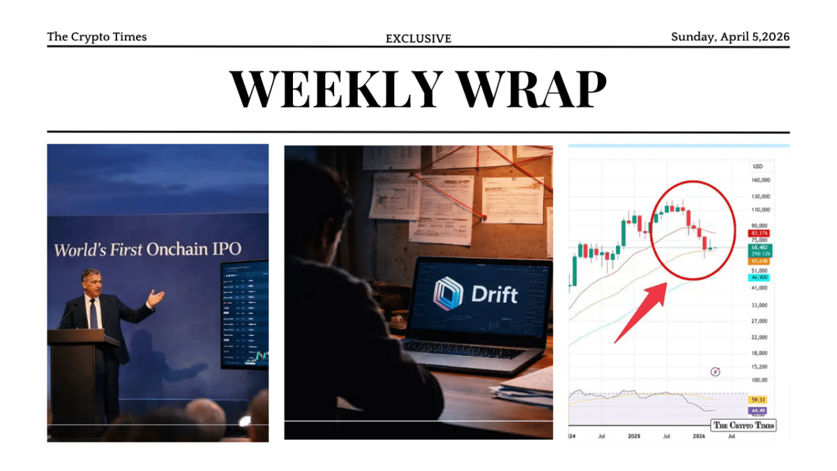Weekly Wrap Drift Protocol Loses $285M, Bitcoin's First Green Month, France Goes On-Chain