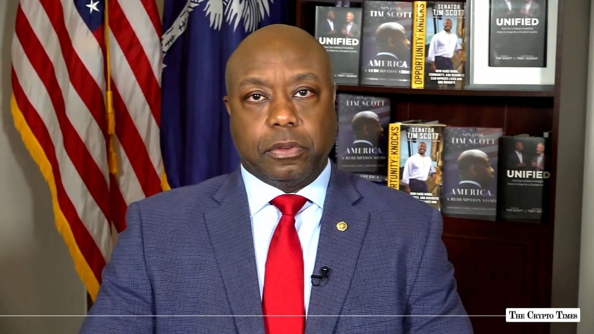 “We’re in Red Zone”: Sen. Tim Scott Signals Clarity Act Nearing Vote