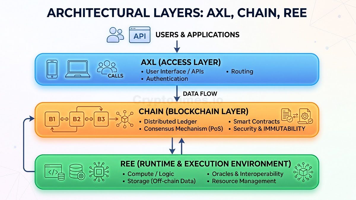 Architectural layers - AXL, Chain, REE
