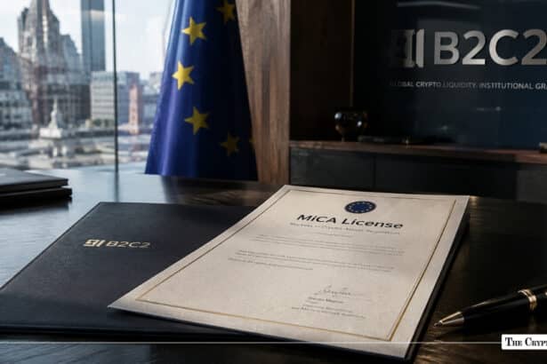 B2C2 Secures Landmark MiCA License for EU Crypto Expansion