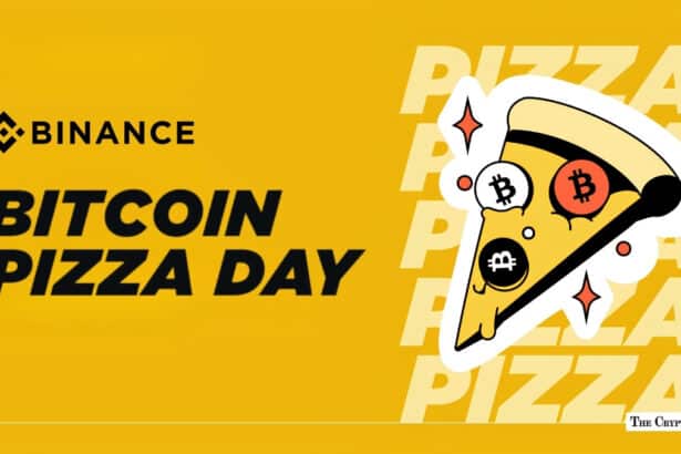 Bitcoin Pizza Day celebration campaign by Binance
