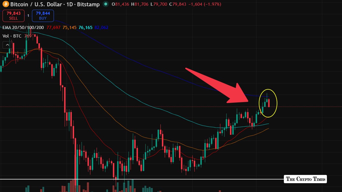 Bitcoin Profit Signal Flashes as BTC Pulls Back From $81.7K