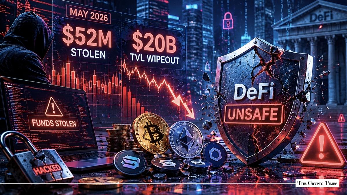 Bleak May 2026 $52M Stolen, $20B TVL Melt, and DeFi's Unsafe Reckoning