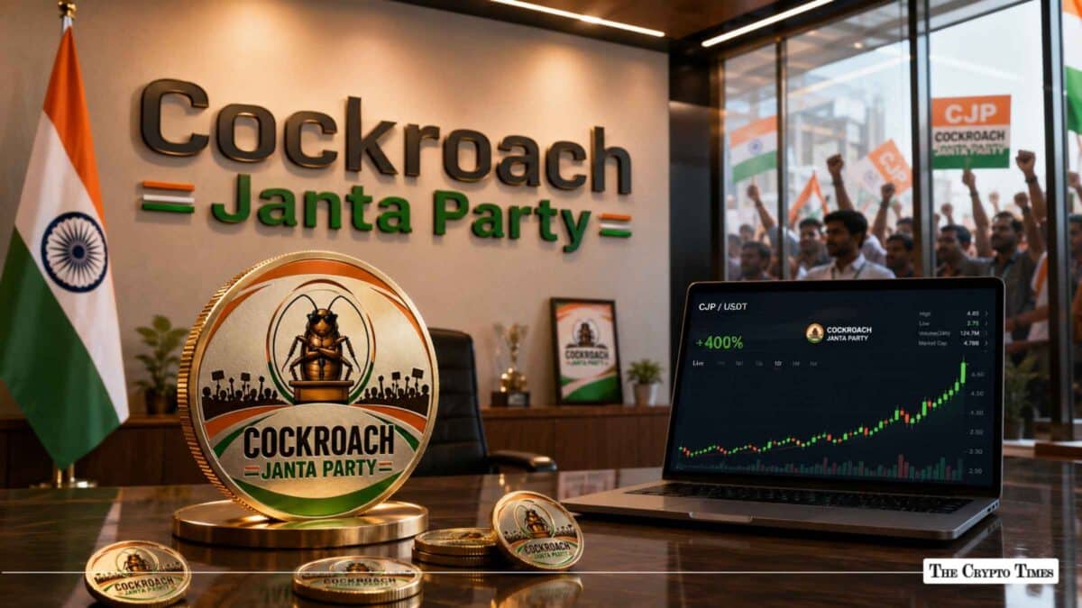 CJP Token Rockets 400% on Pump.fun as 'Cockroach Janta Party' Viral Satire Captures Gen-Z Attention
