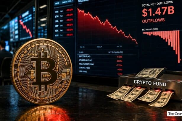 Crypto Fund Outflows Hit $1.47B, Bitcoin Sees Largest Weekly Exit of 2026 