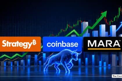 Crypto Stock Rally Coinbase Surges 10%, Mara 7%, Strategy 6.6% as CLARITY Act Clears Senate Committee 15-9
