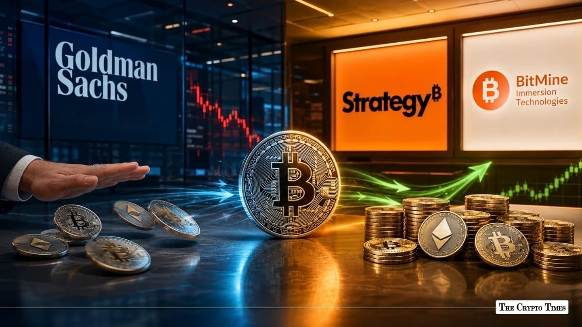 Goldman Sachs Is Selling Crypto; Strategy, BitMine Keep Buying. Who's Winning?