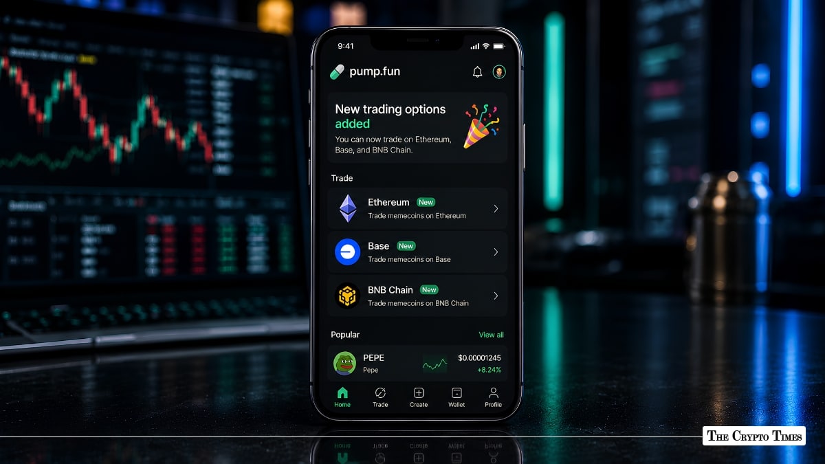 Pump.fun Adds Ethereum, Base and BNB Chain Trading to App